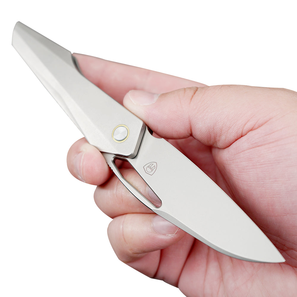 MocenaryKnives 20CV Pocket Folding Knives Hunting Knife Survival Tool Outdoor Camping Knife EDC One piece of Titanium Alloy MK-13