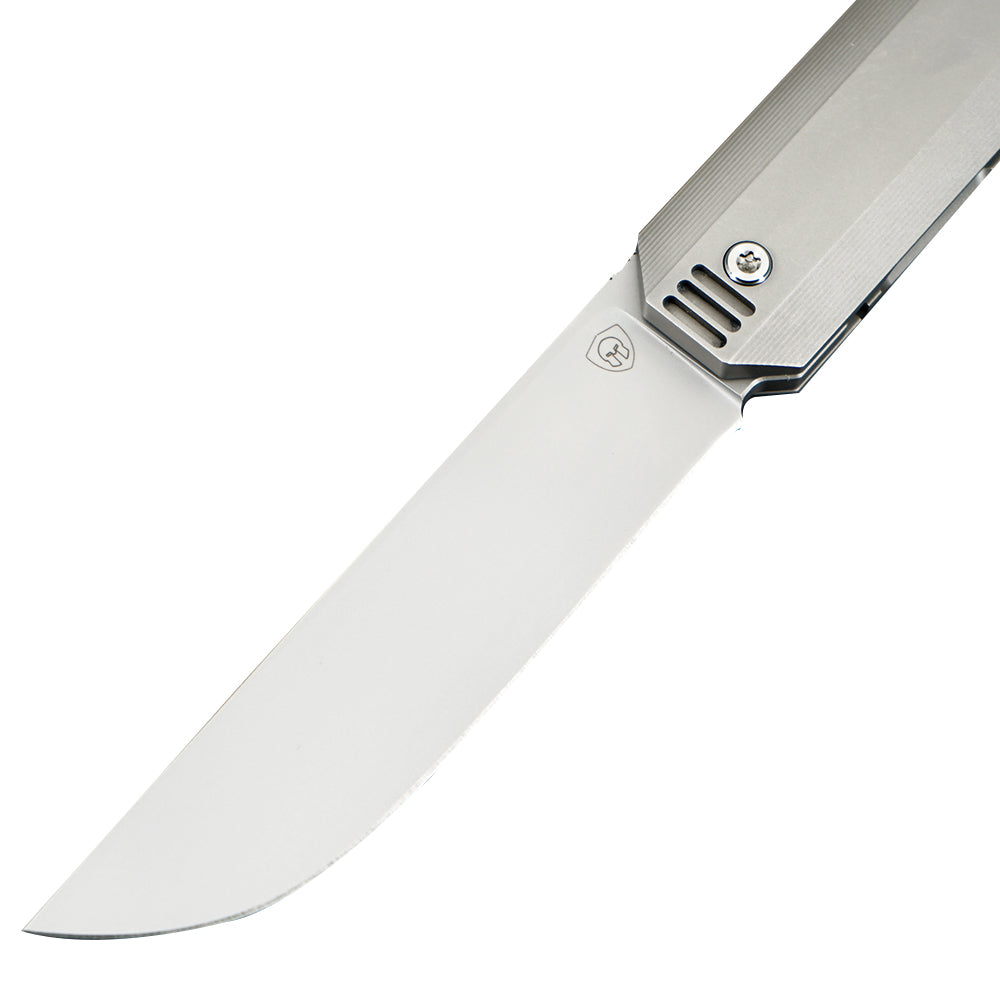 Mocenary Knives M390 Blade Folding Knife Pocket Knife Tactical Knife Camping Knife Outdoor Tool TC4 Titanium EDC Fast Open MK-01
